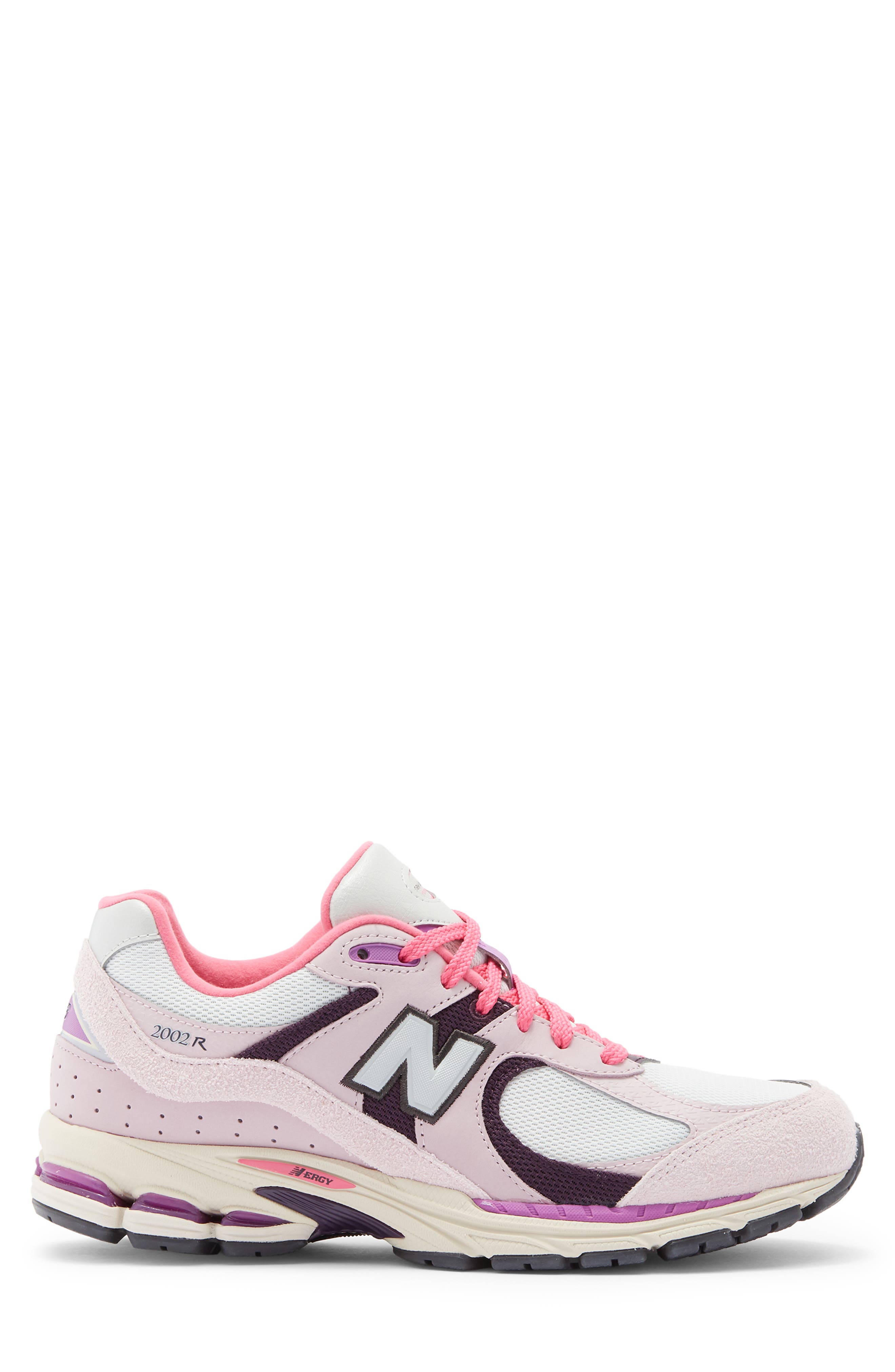 New Balance Gender Inclusive 2002R Sneaker, Alternate, color, Twilight Haze/ Passion Fruit