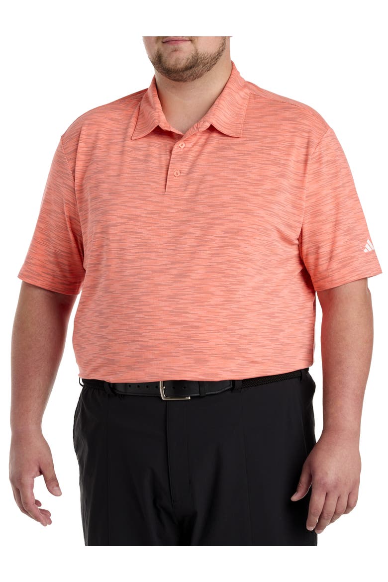 Spacedye Golf Polo Shirt, Main, color, CORAL FUSION
