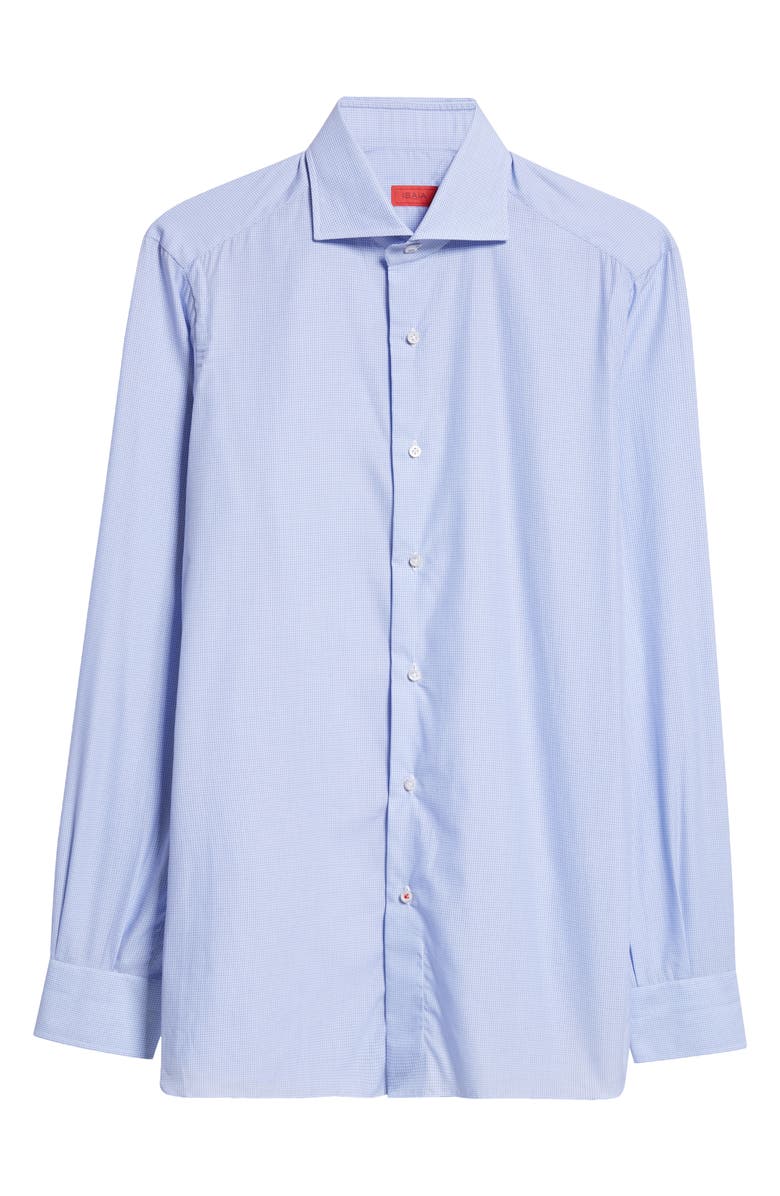 ISAIA Gingham Button-Up Shirt, Alternate, color, Pastel Blue