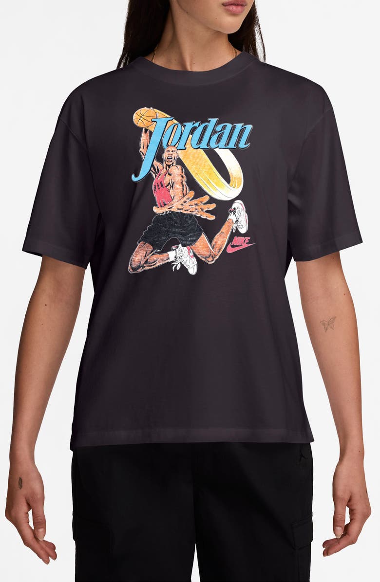 Jordan Oversize Graphic T-Shirt, Main, color, 