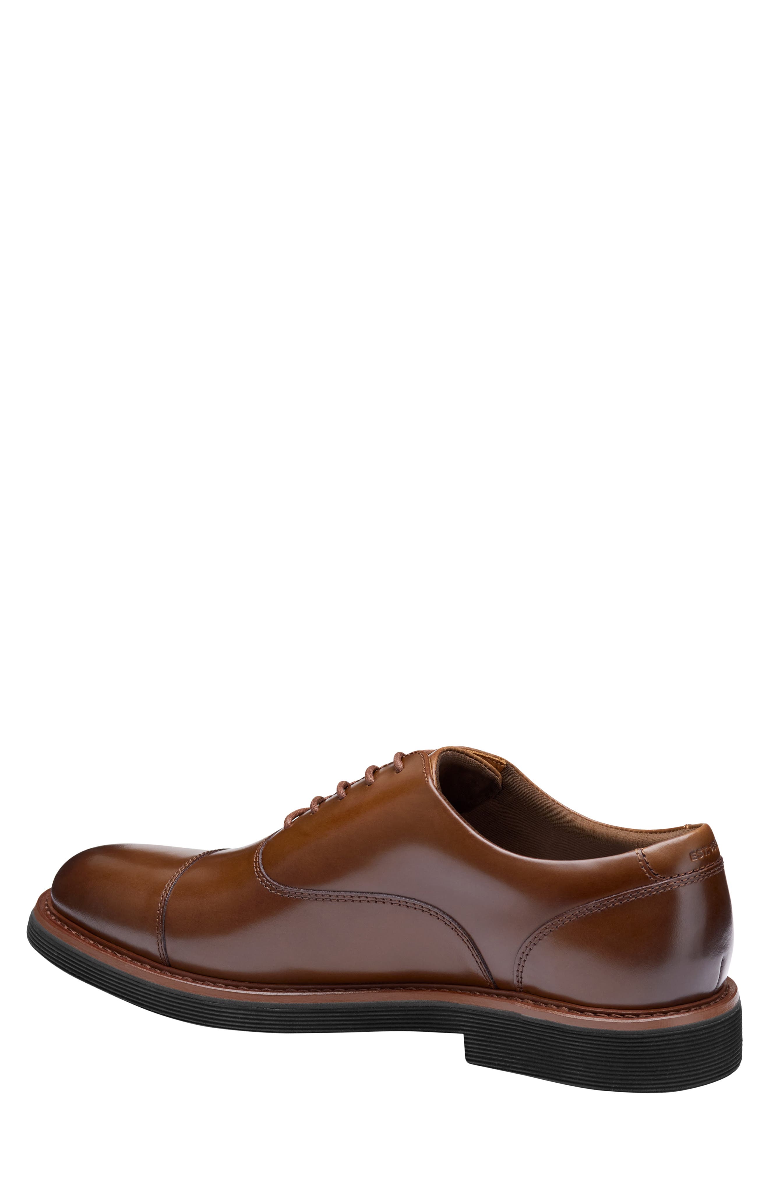 Tyson Cap Toe Oxford, Alternate, color, TAN FULL GRAIN