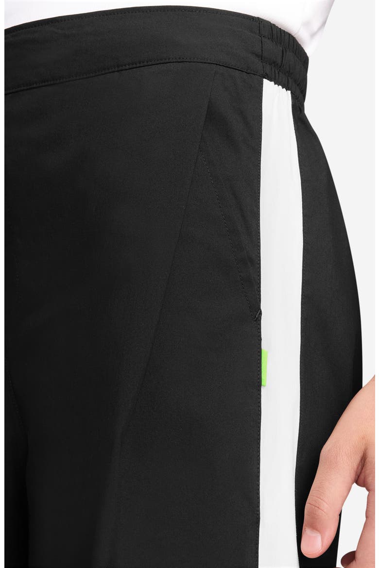 Kids' Side Stripe Pull-On Pants, Alternate, color, BLACK/ SOFT PEARL/ BLACK