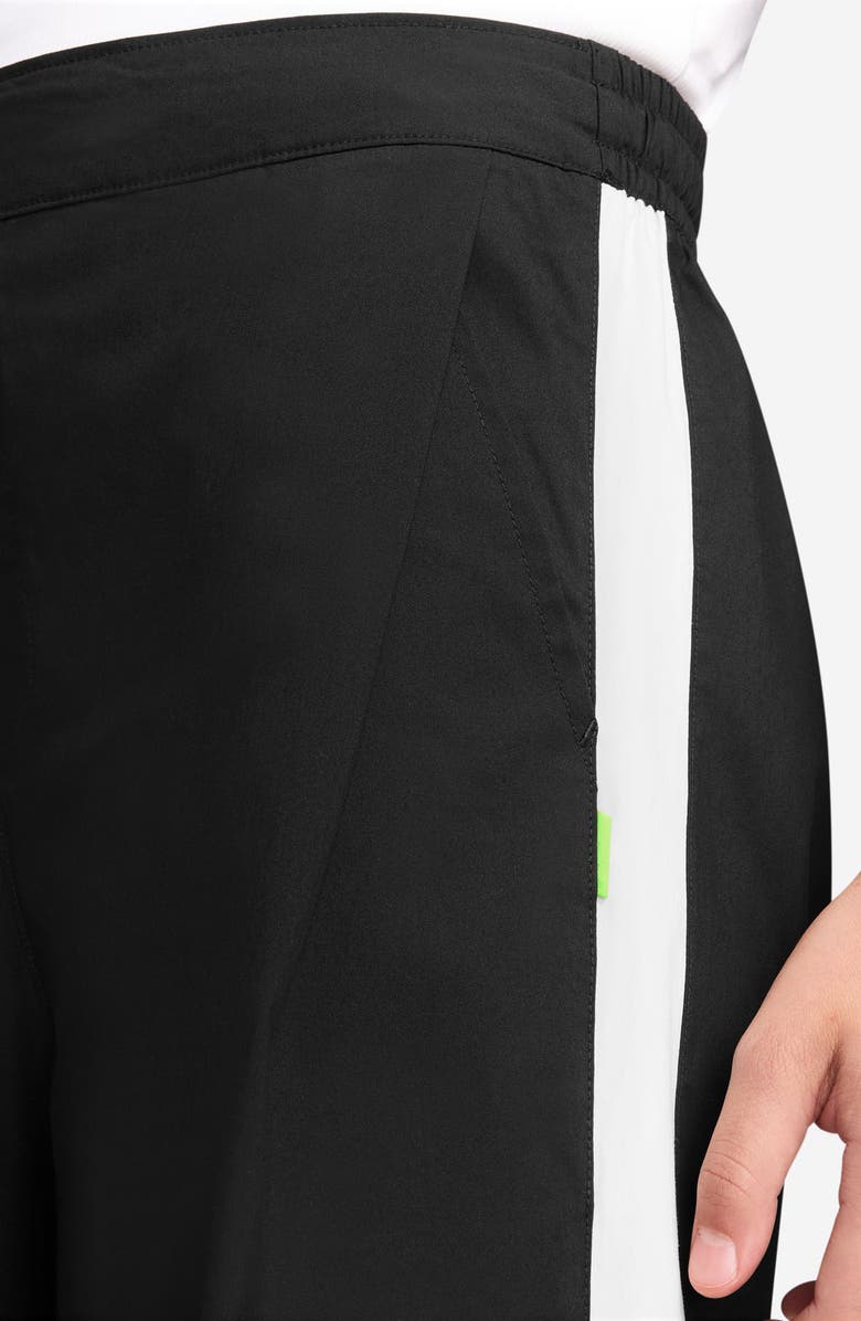 Nike Kids' Side Stripe Pull-On Pants, Alternate, color, Black/ Soft Pearl/ Black