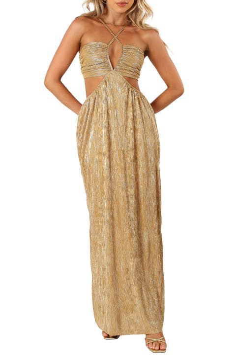 Beyz Plissé Maxi Dress
