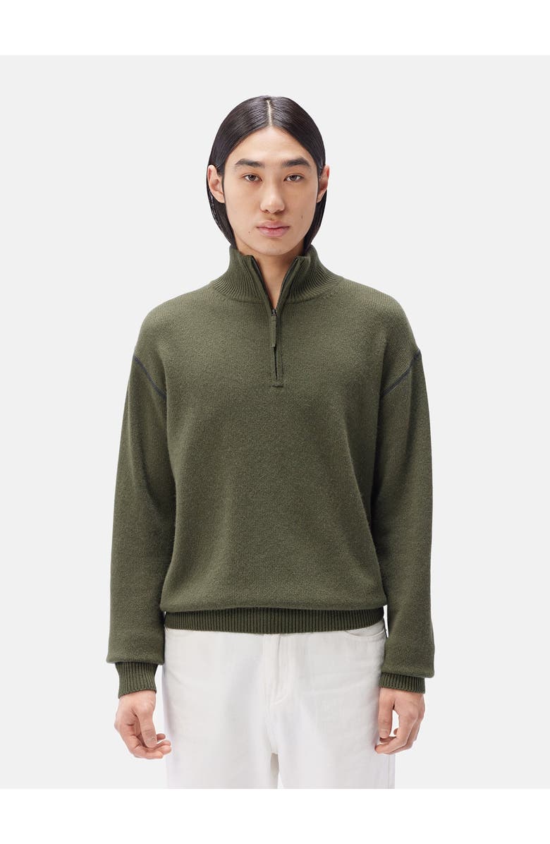 GOBI Mongolian Cashmere Men's Cashmere Quarter Zip Sweater, Alternate, color, 