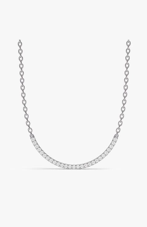 14K Gold 1 ct Round Lab Grown Diamond Smiley Pendant