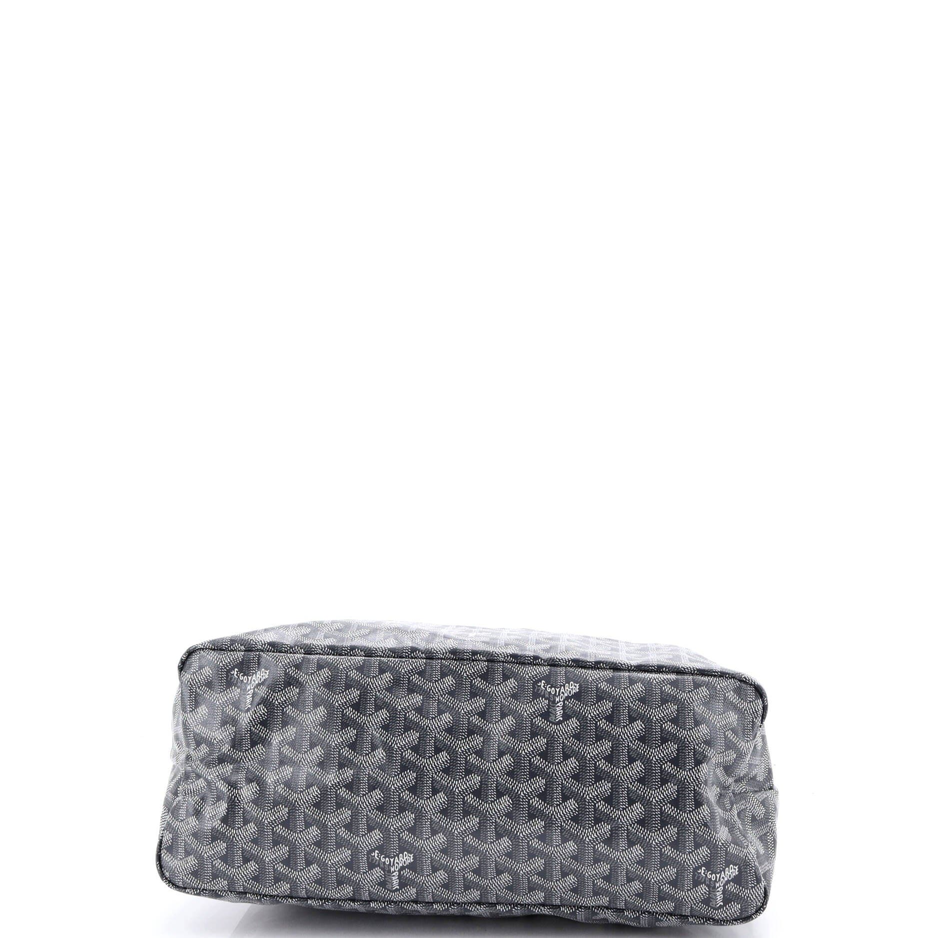 Pre-Owned Goyard Boheme Hobo Coated Canvas, Alternate, color, Gray