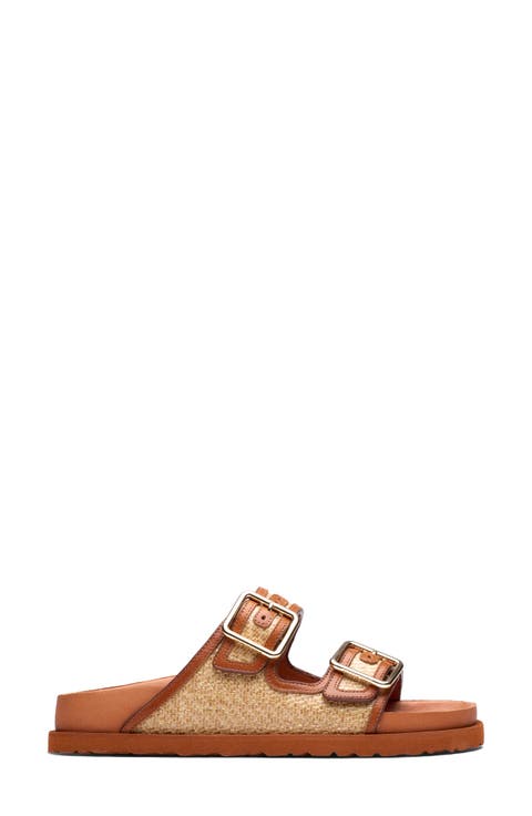 Arizona Framed Raffia Sandal