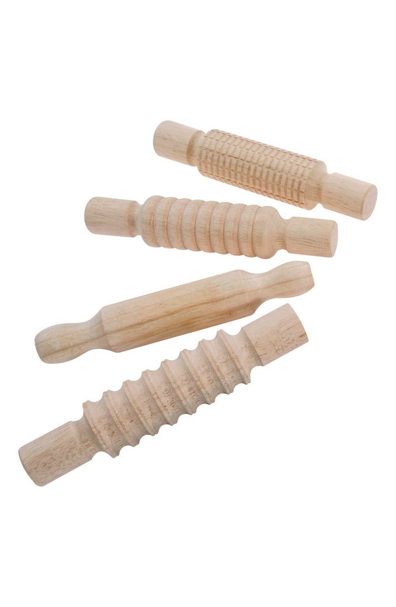 Kaplan Early Learning Company Hammers and Rollers with Various Designs, Alternate, color, Beige