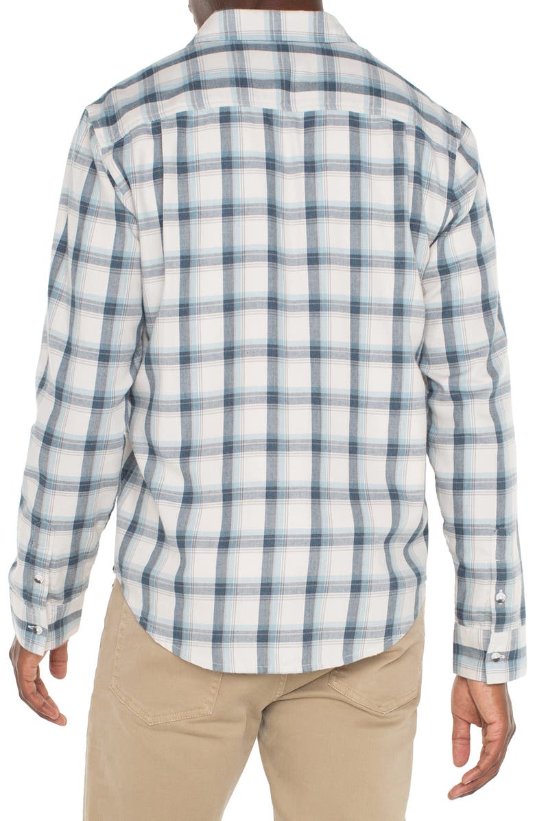 Liverpool Plaid Button-Up Shirt, Alternate, color,