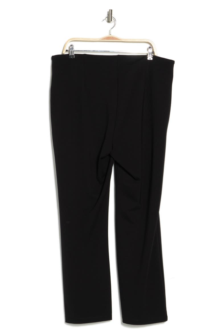 Bootcut Ponte Pants, Alternate, color, BLACK