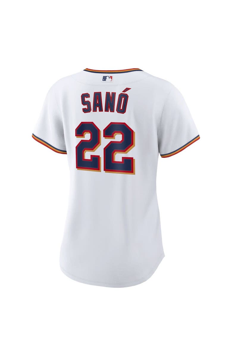 Nike Women's Nike Miguel Sano White Minnesota Twins Home Replica Player Jersey, Alternate, color, 