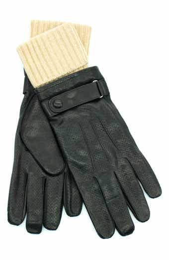Portolano Knit Cuff Leather Gloves