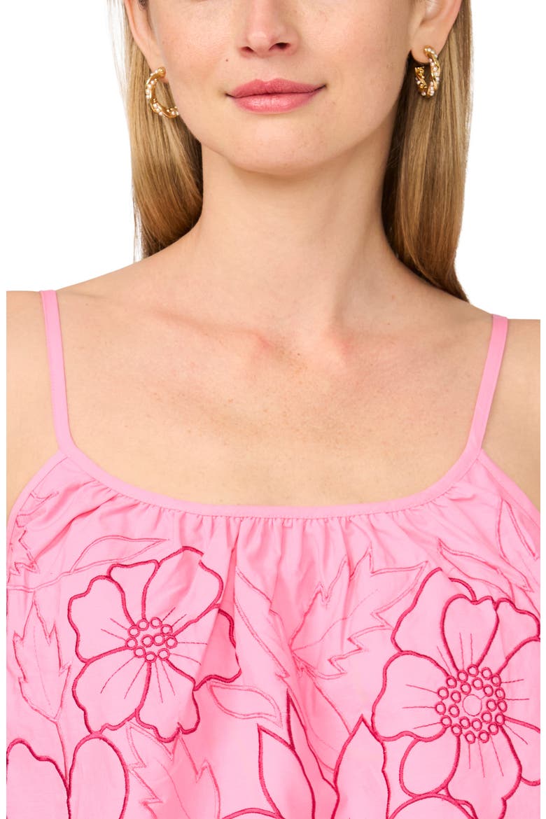 Floral Embroidery Tank, Alternate, color, SACHET PINK