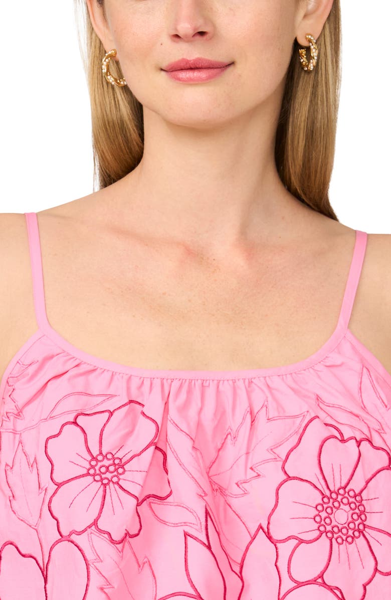 Parker Floral Embroidery Tank, Alternate, color, Sachet Pink