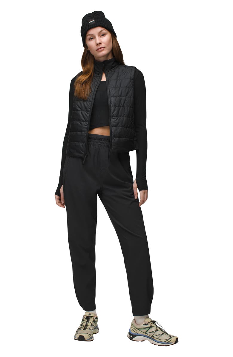 prAna Ice Flow Insulated Vest, Alternate, color, Black