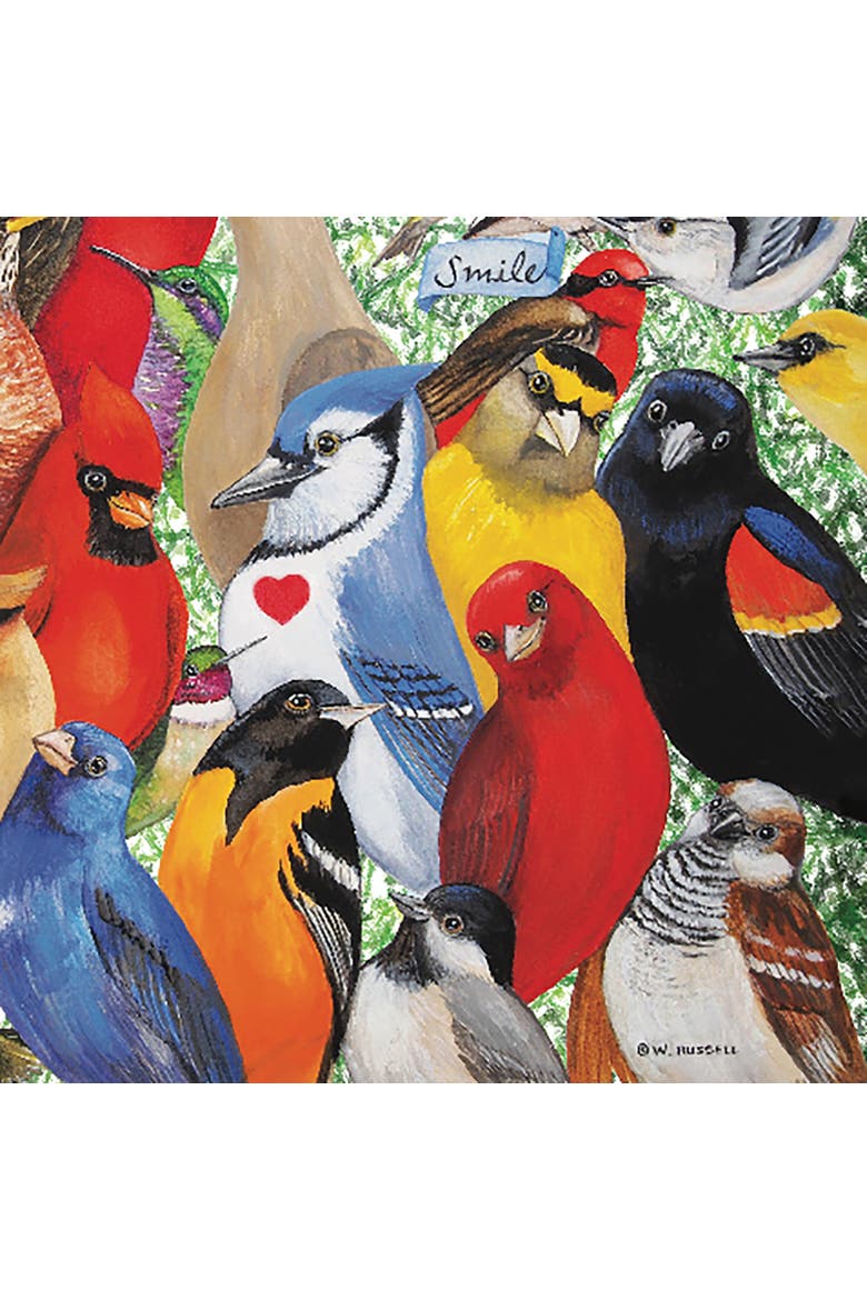 Birds, Birds, Birds by Wendy Russell 1000 Piece Puzzle, Alternate, color, Multicolored