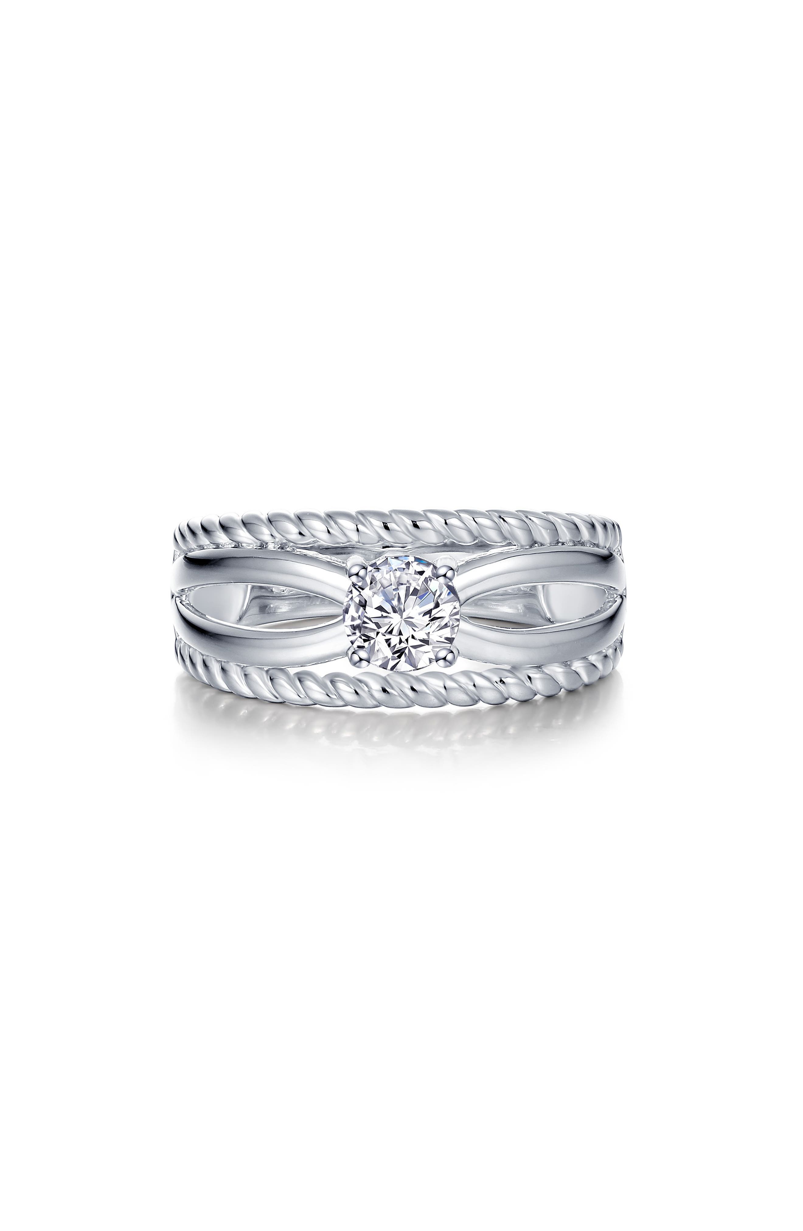 Lafonn Solitaire Simulated Diamond Ring
