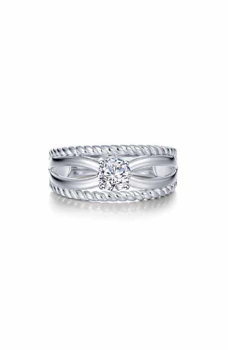 Lafonn Solitaire Simulated Diamond Ring