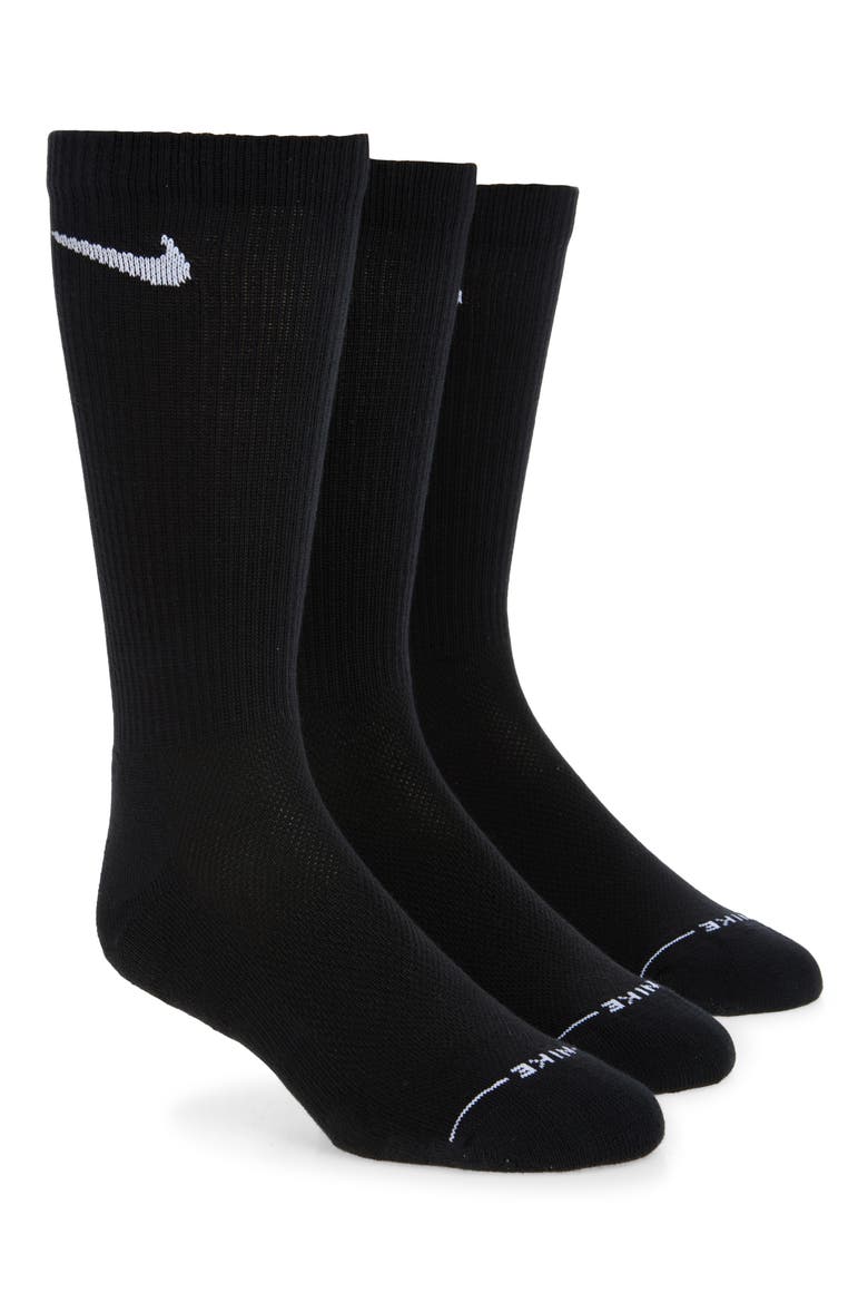 Everyday Elevated Assorted 3-Pack Dri-FIT Cotton Blend Crew Socks, Main, color, 902 MLTCLR