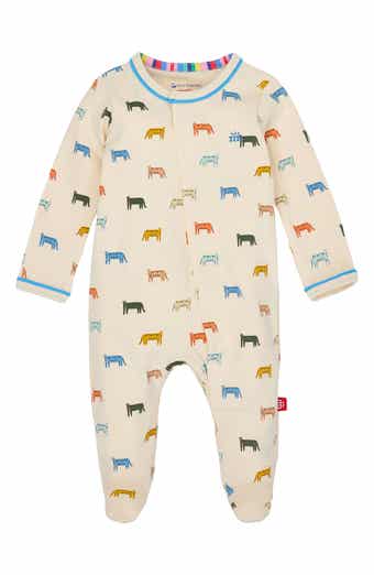 Le Tigre Organic Cotton Magnetic Closure Footie