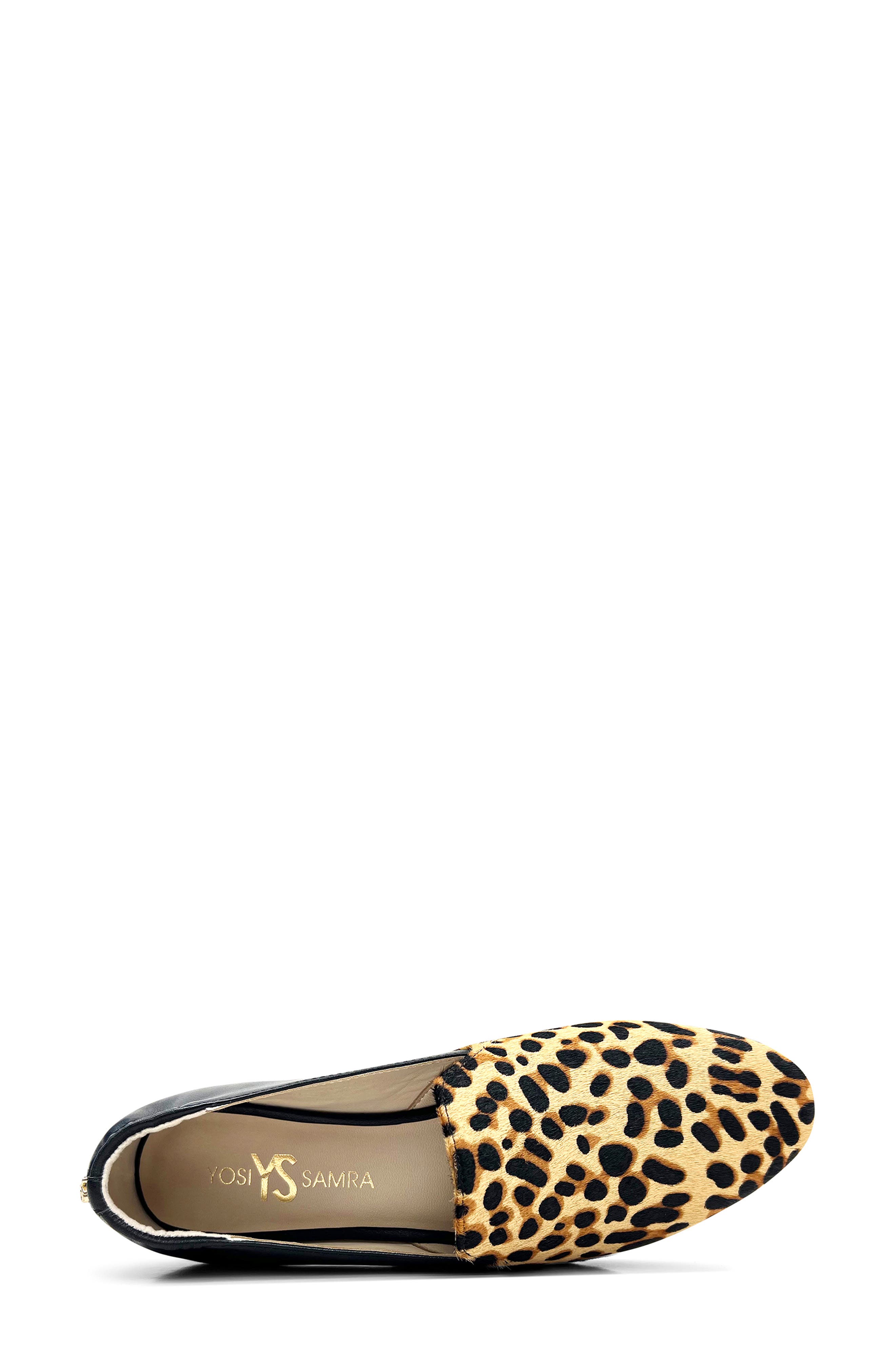 Yosi Samra Preslie Calf Hair Loafer, Alternate, color, 