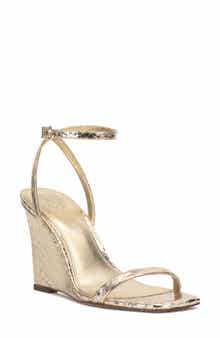 Ambee Ankle Strap Wedge Sandal