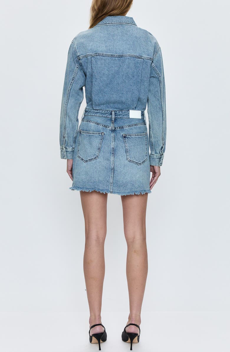 Pistola Nina Long Sleeve Denim Shirtdress, Alternate, color, Spritz