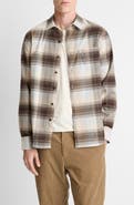 Vince Missoula Gradient Check Button-Up Shirt