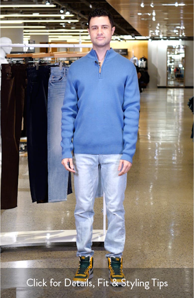 Hillcrest Quarter Zip Pullover Sweater, sales video thumbnail