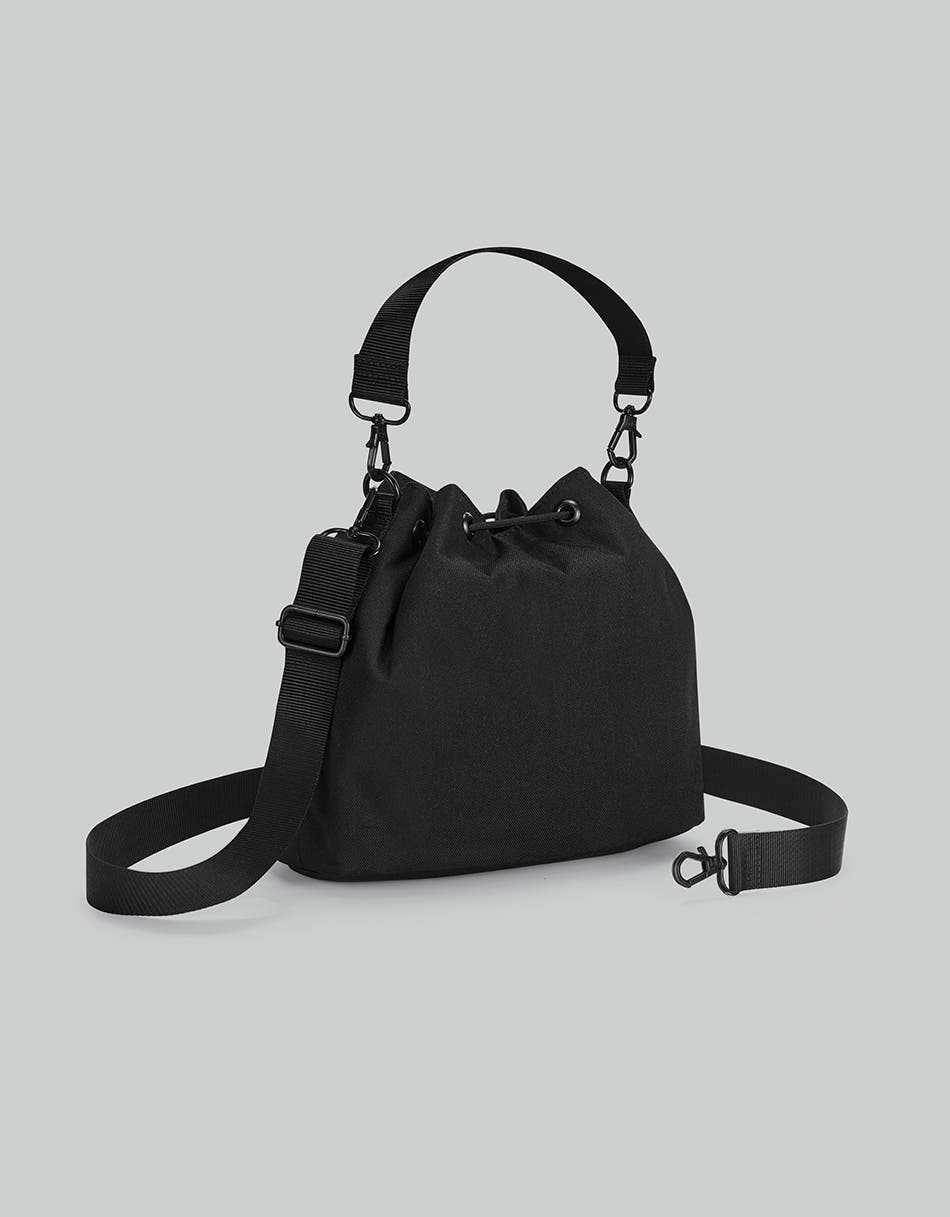 Gaston Luga Spläsh Bucket Crossbody, Alternate, color, Weave Black