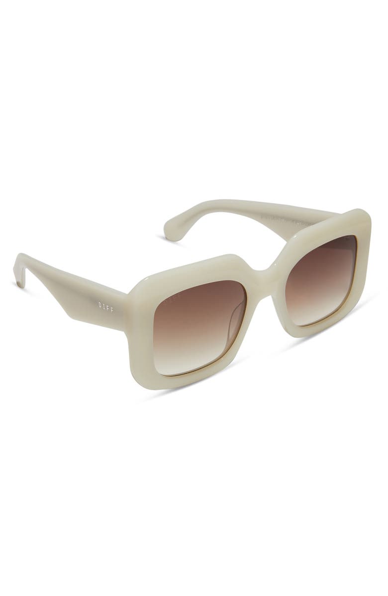 DIFF Giada 52mm Gradient Square Sunglasses, Alternate, color, 