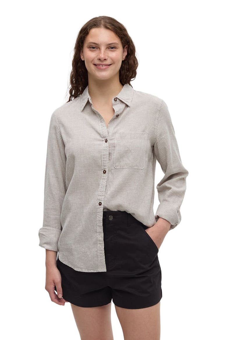 Sloan Shirt, Alternate, color, Clay/Railroad Stripe
