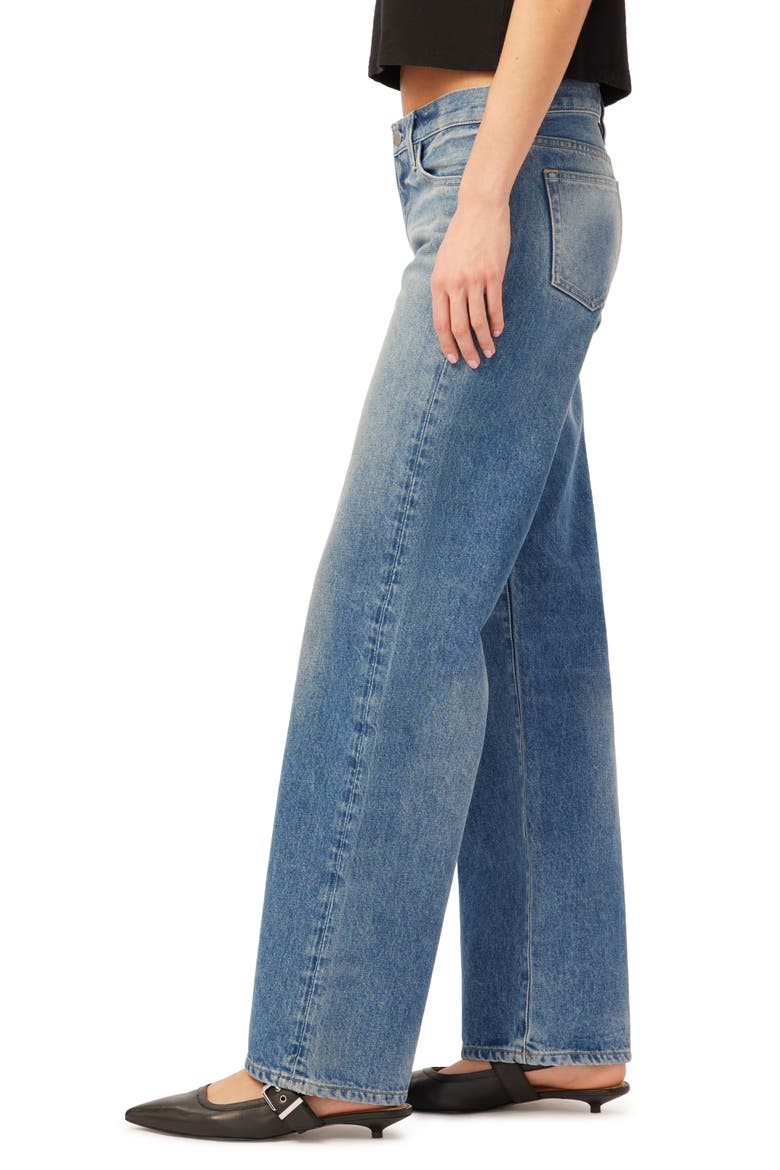 Drue Low Rise Wide Leg Jeans, Alternate, color, LT EAST LAKE
