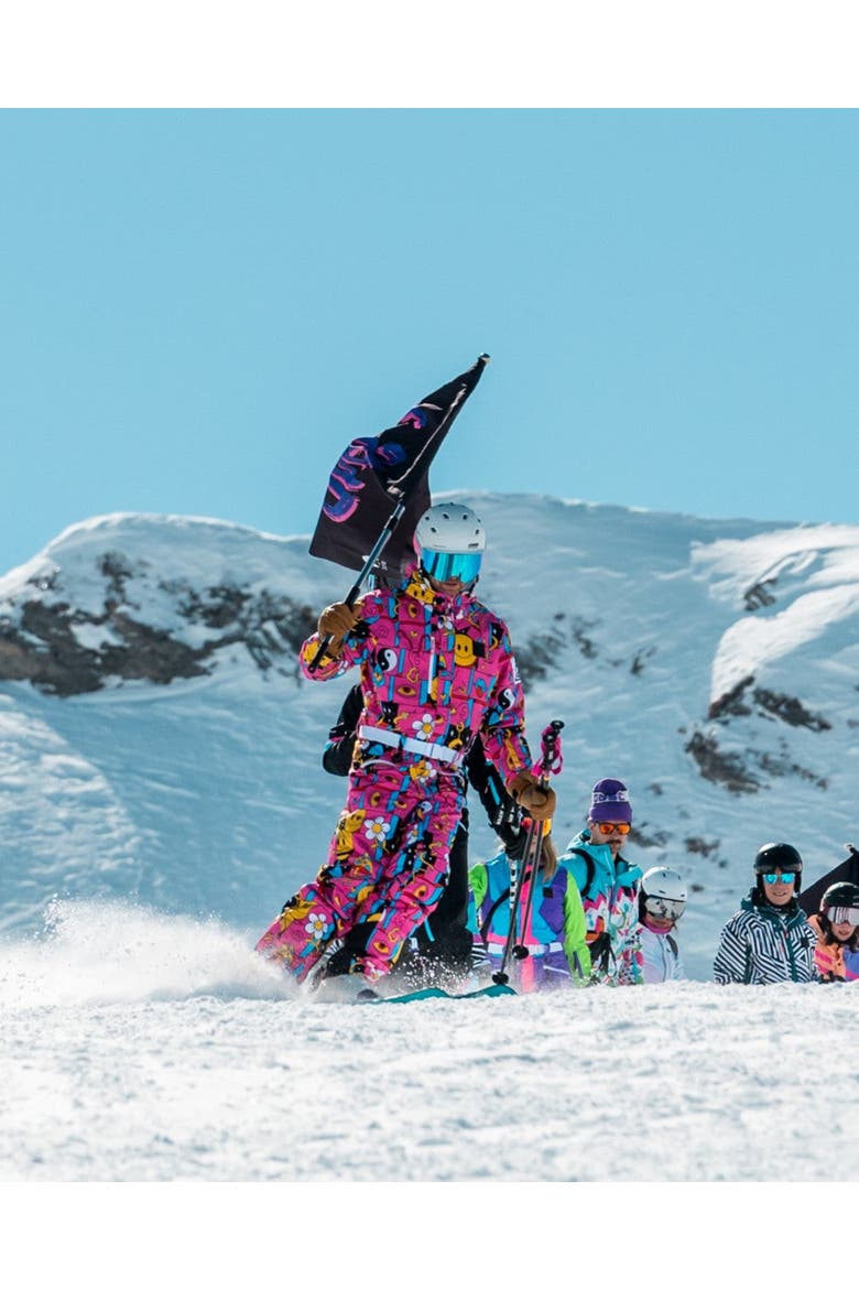 Trippy Hippy Ski Suit - Men's, Alternate, color, Pink