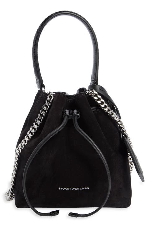 Mini Rae Suede Bucket Bag