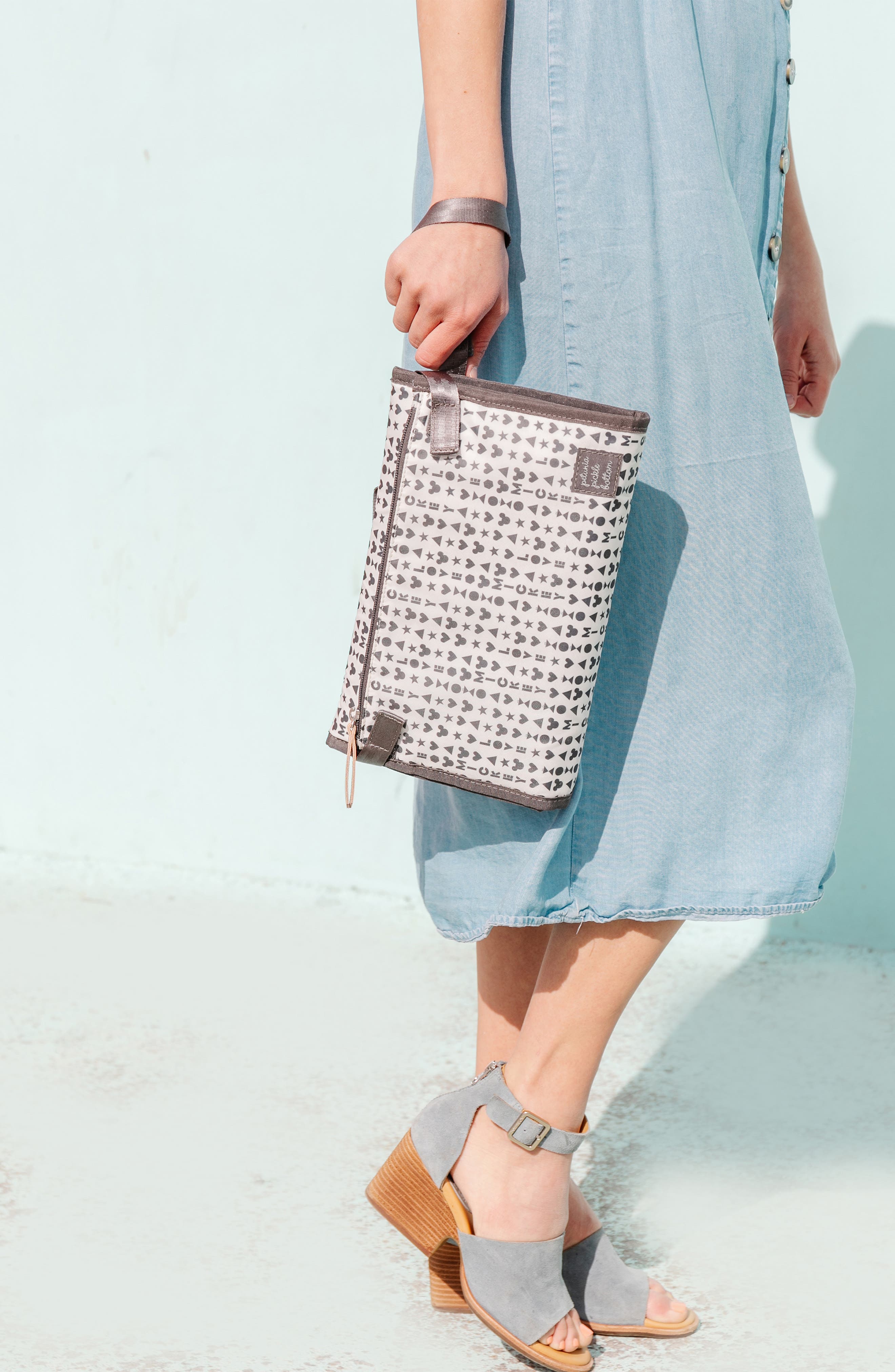 Petunia Pickle Bottom x Disney Nimble Diaper Changing Pad Clutch, Alternate, color, 