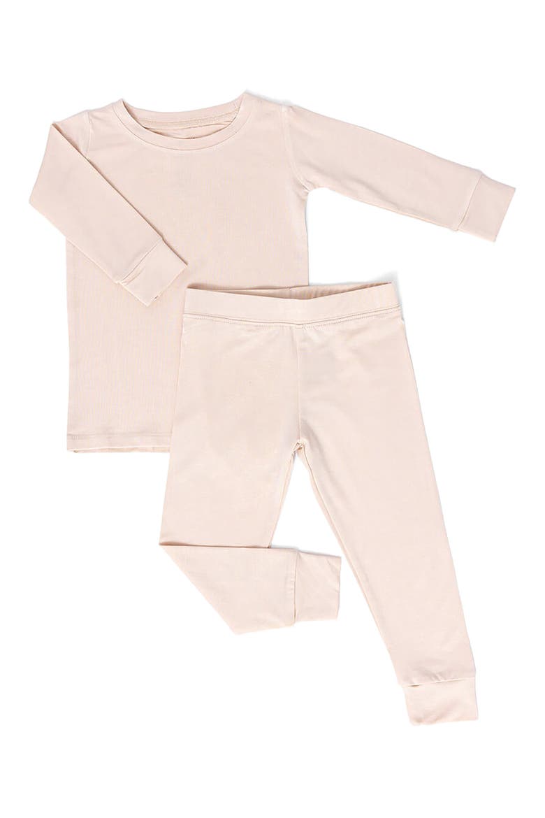 CloudBlend™ Two-Piece Long Pajamas, Main, color, SPARROW