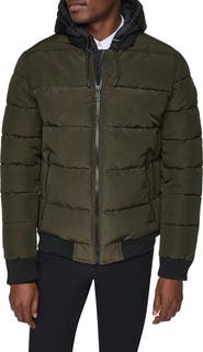 Kenneth Cole New York Hooded Bomber Jacket