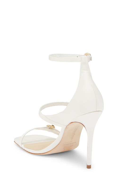 Cinq À Sept Celeste Satin Sandal In White