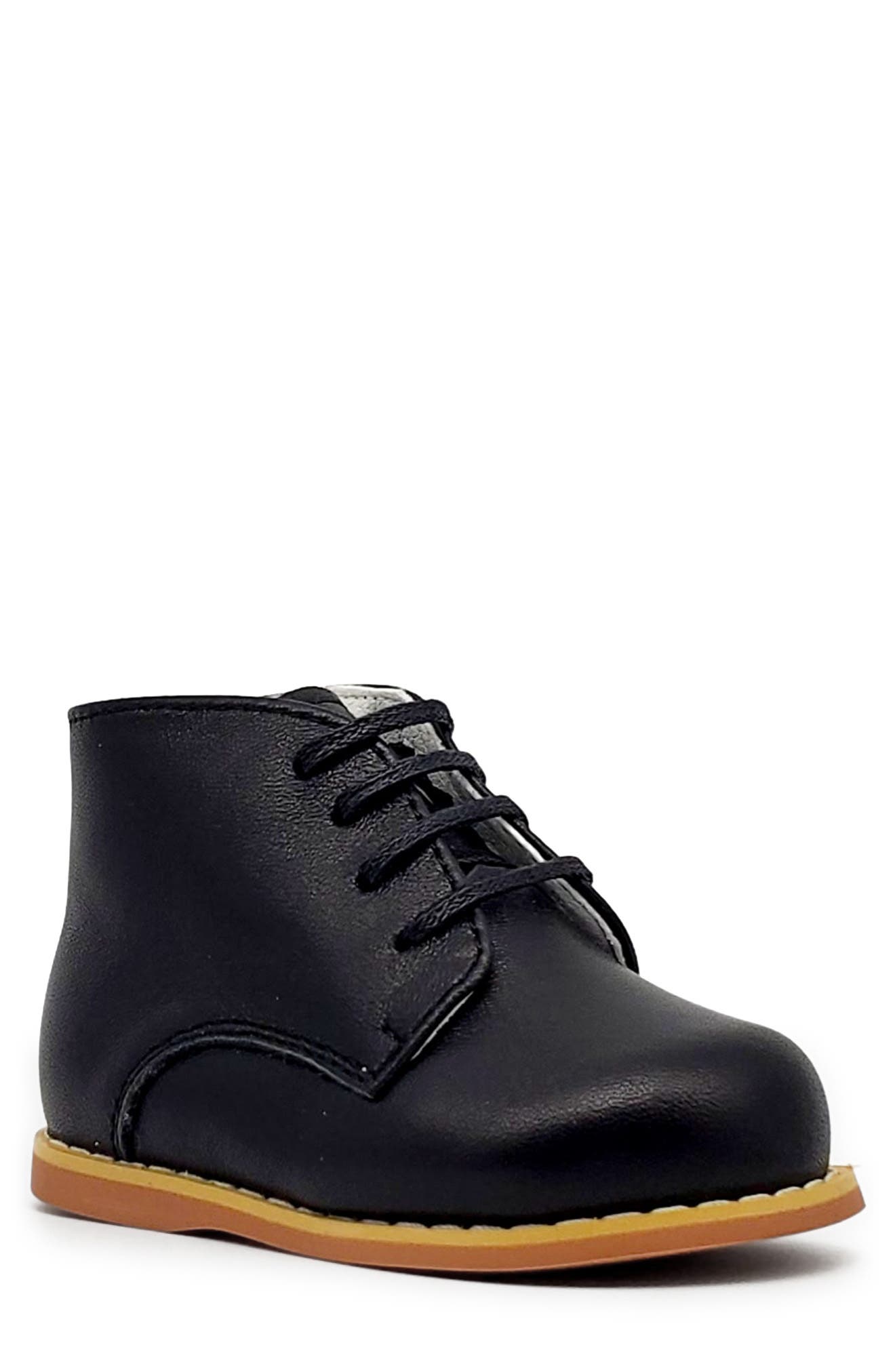 TIPPY TOTS SHOES Leather Lace-Up Boot, Main, color, 