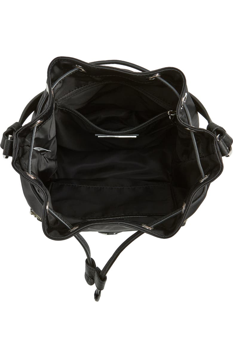 Tory Burch Virginia Recycled Nylon Bucket Bag, Alternate, color,