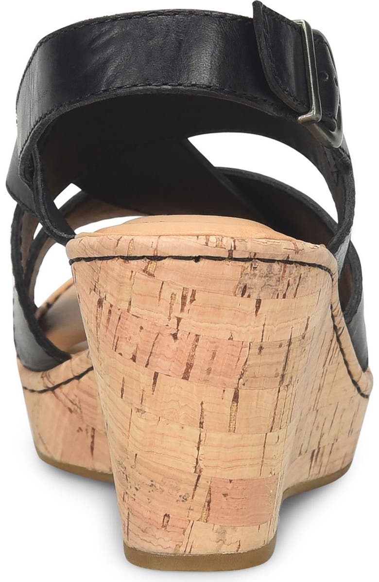 Børn Sami Cork Wedge Sandal, Alternate, color,