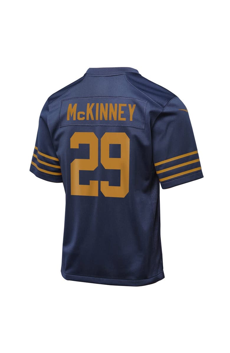 Nike Youth Nike Xavier McKinney Navy Green Bay Packers The 1923 Classic Game Jersey, Alternate, color, Navy