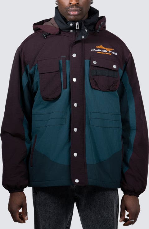 Revolution Oversize Colorblock Jacket with Removable Hood