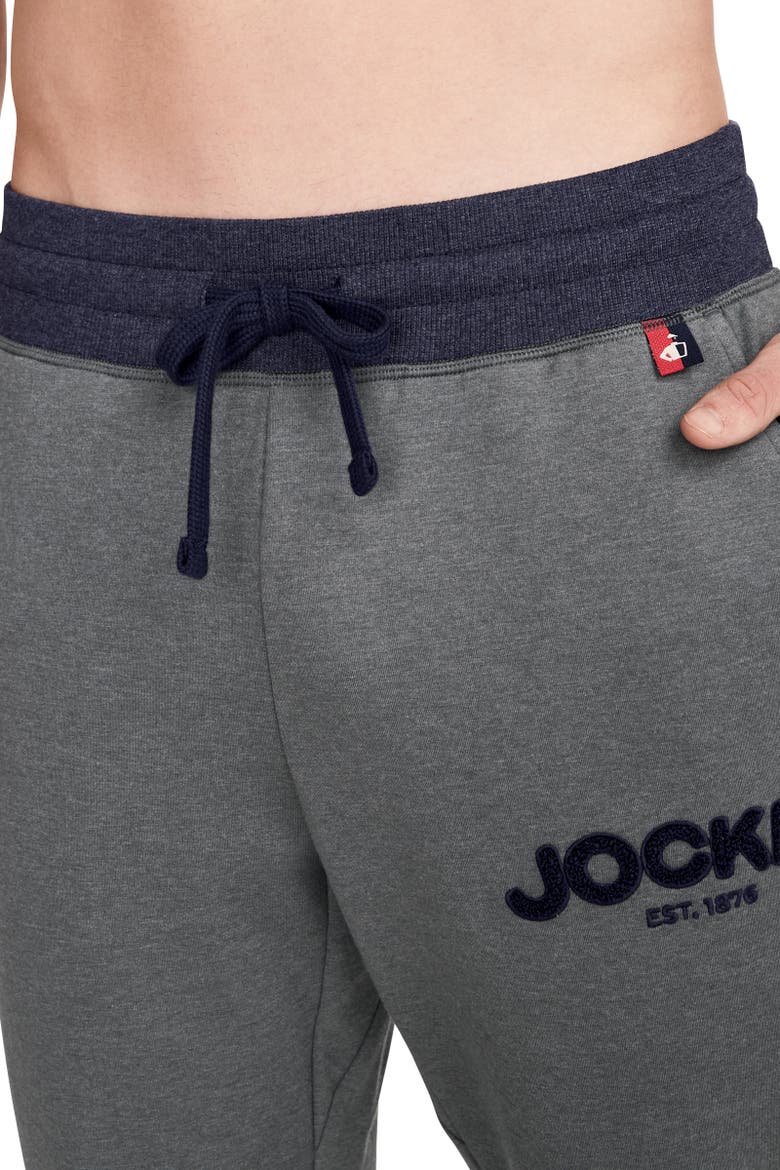 Mens Lightweight Cotton Blend Fleece Jogger, Alternate, color, 1876 Grey