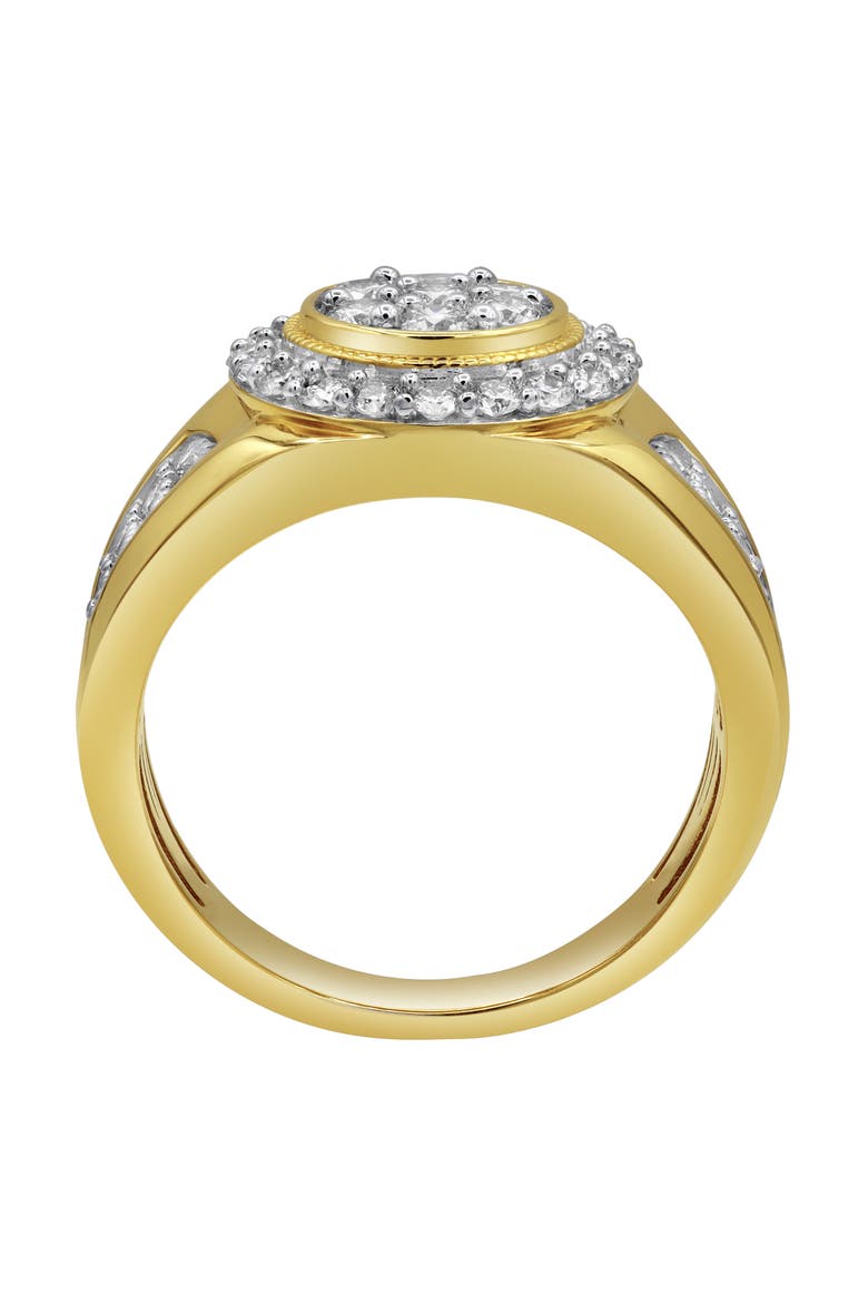 Heavyweight Diamond 14K Yellow Gold Diamond Men Statement Ring - 1.51ct., Alternate, color, 14K Yellow Gold