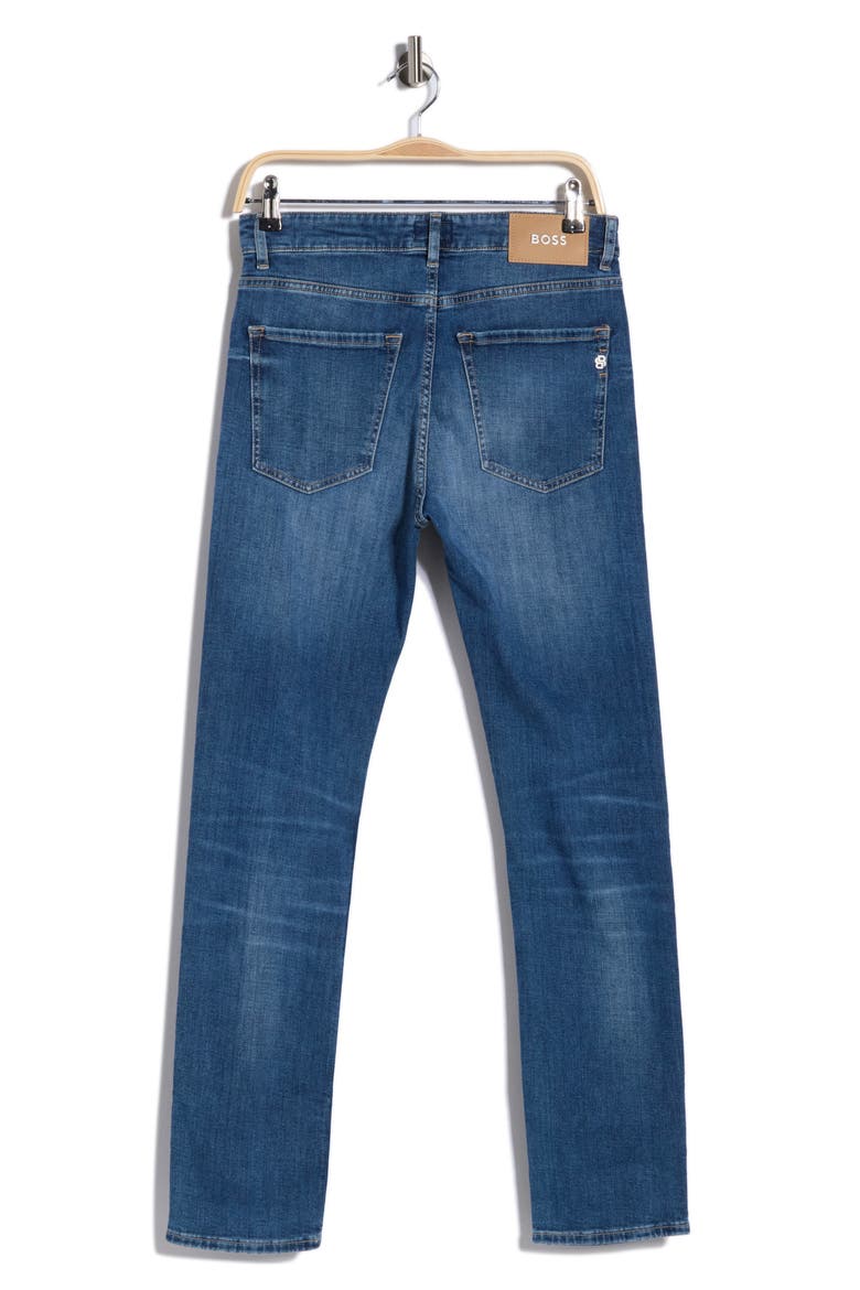 Delaware Slim Leg Jeans, Alternate, color, BRIGHT BLUE
