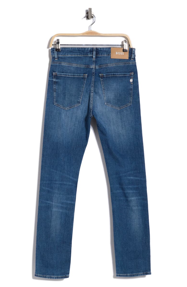 HUGO Delaware Slim Leg Jeans, Alternate, color, Bright Blue