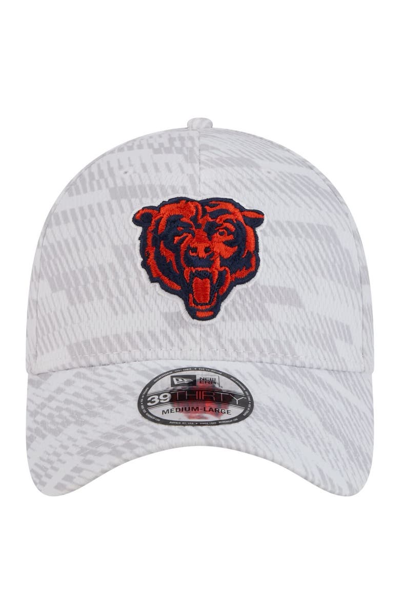 New Era Men's New Era  White Chicago Bears Gameday Graded 39THIRTY Flex Hat, Alternate, color, 